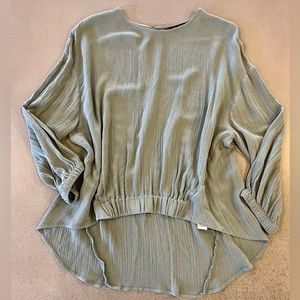 Zara Womens Hi-Low Long Sleeve Top Size Medium